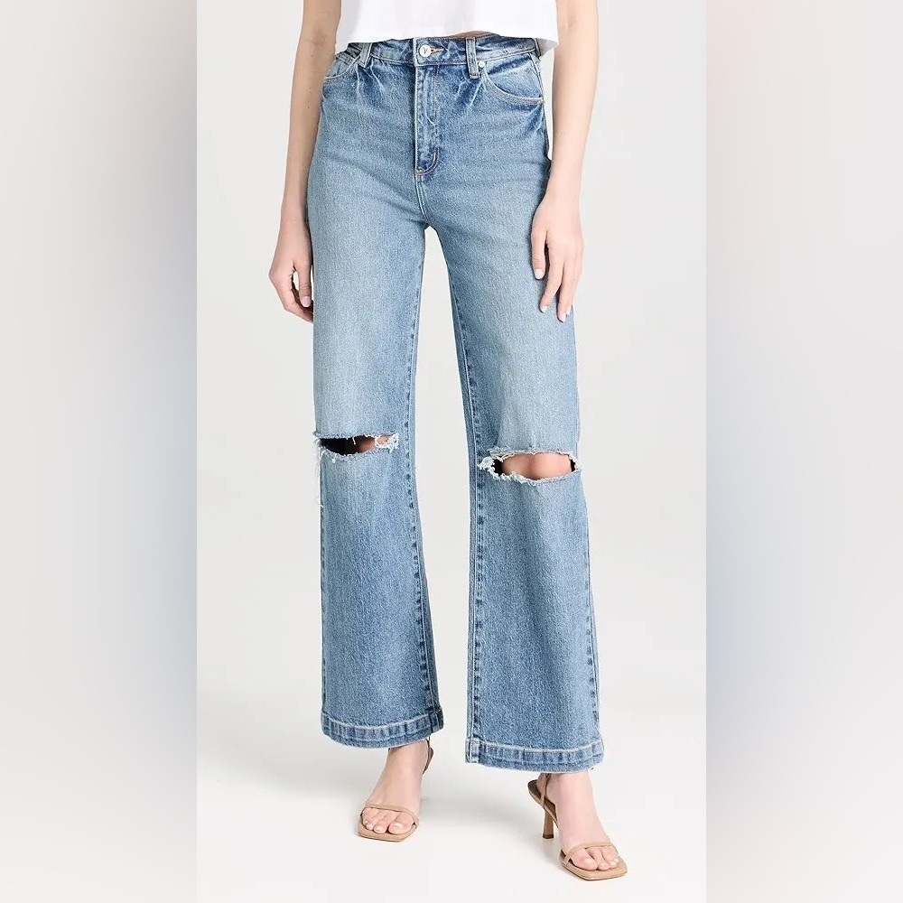 Abrand Denim 94 High & Wide Jeans size 24 retails $148 056-D